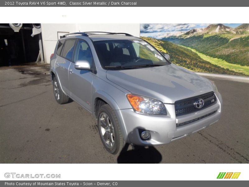 Classic Silver Metallic / Dark Charcoal 2012 Toyota RAV4 V6 Sport 4WD