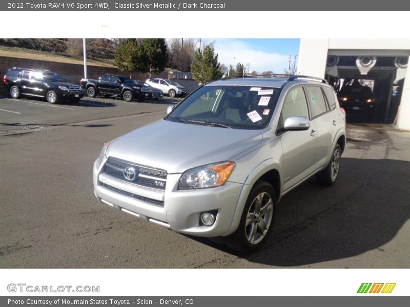 Classic Silver Metallic / Dark Charcoal 2012 Toyota RAV4 V6 Sport 4WD