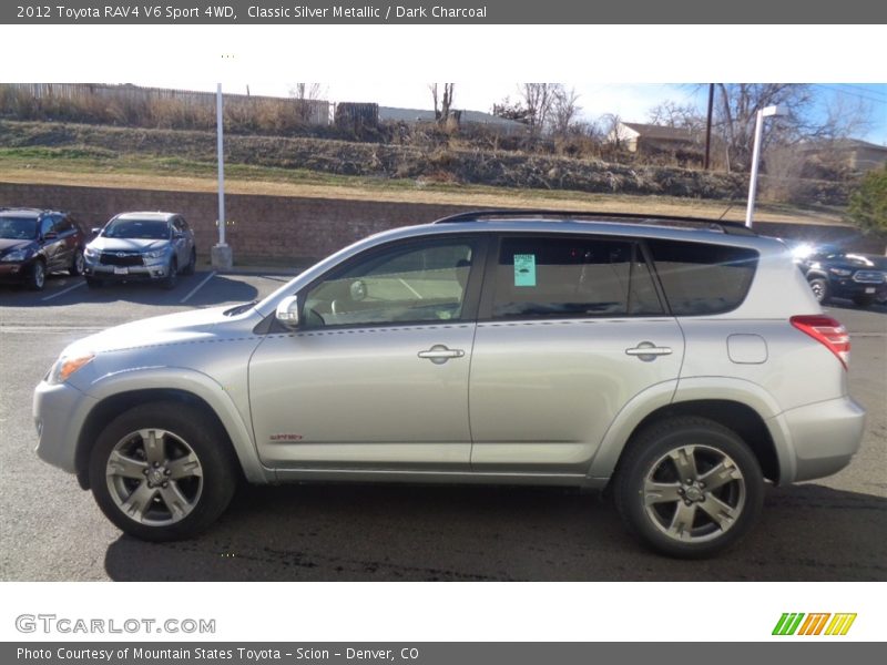 Classic Silver Metallic / Dark Charcoal 2012 Toyota RAV4 V6 Sport 4WD