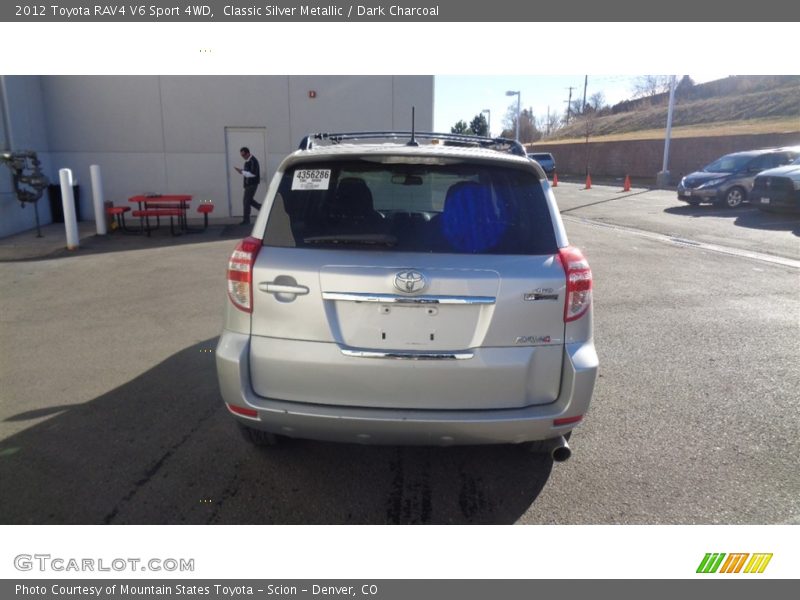 Classic Silver Metallic / Dark Charcoal 2012 Toyota RAV4 V6 Sport 4WD
