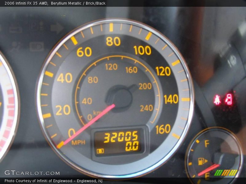 Beryllium Metallic / Brick/Black 2006 Infiniti FX 35 AWD