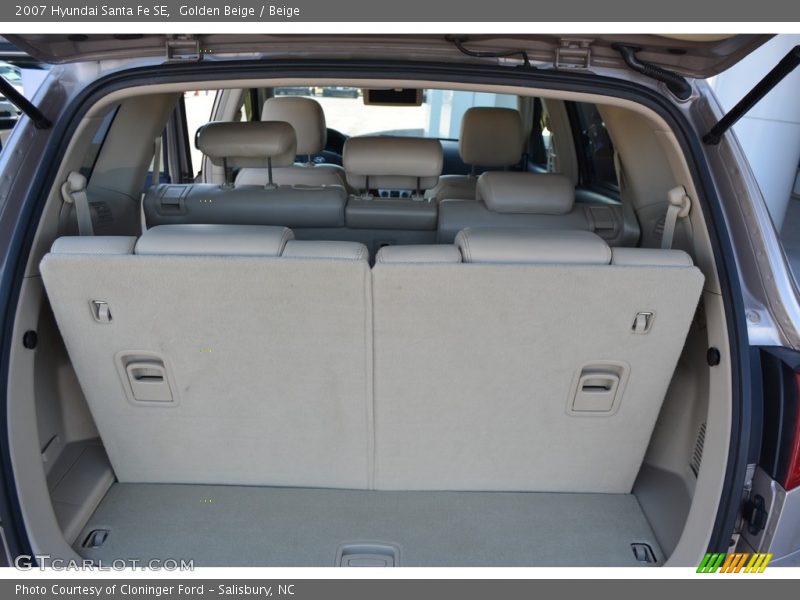 Golden Beige / Beige 2007 Hyundai Santa Fe SE