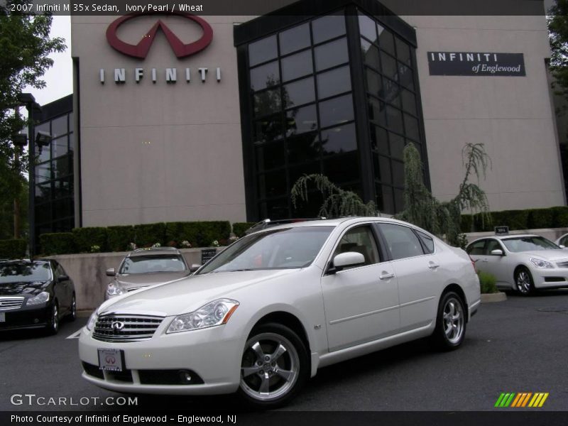 Ivory Pearl / Wheat 2007 Infiniti M 35x Sedan