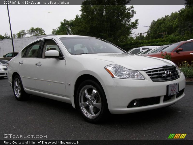 Ivory Pearl / Wheat 2007 Infiniti M 35x Sedan