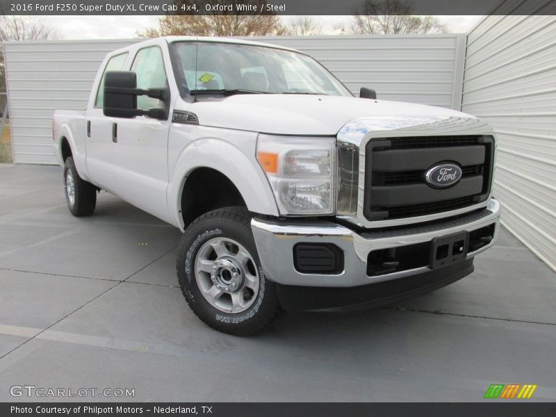 Oxford White / Steel 2016 Ford F250 Super Duty XL Crew Cab 4x4