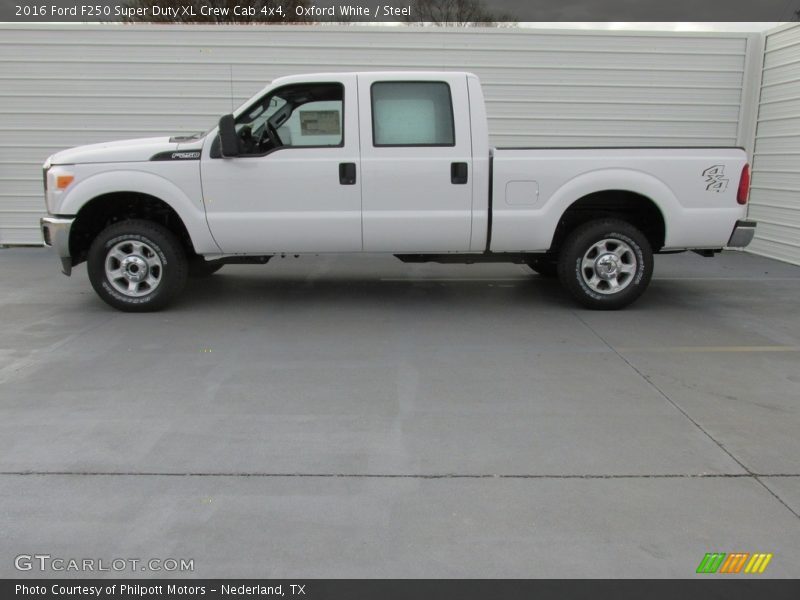 Oxford White / Steel 2016 Ford F250 Super Duty XL Crew Cab 4x4