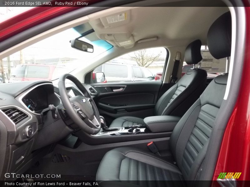 Ruby Red / Ebony 2016 Ford Edge SEL AWD