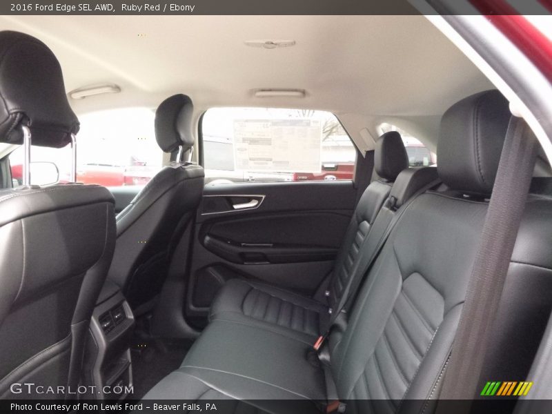 Ruby Red / Ebony 2016 Ford Edge SEL AWD