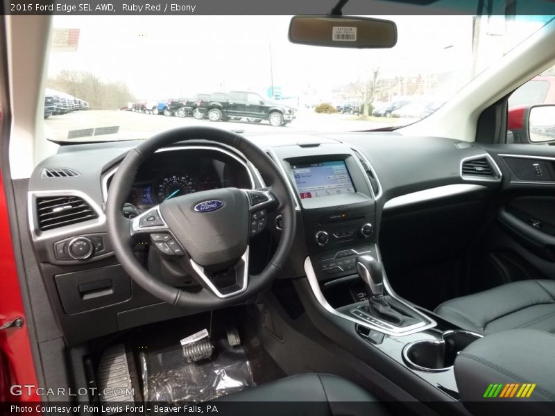 Ruby Red / Ebony 2016 Ford Edge SEL AWD