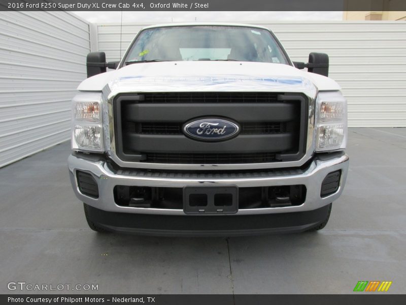Oxford White / Steel 2016 Ford F250 Super Duty XL Crew Cab 4x4