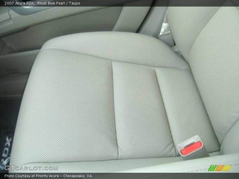 Royal Blue Pearl / Taupe 2007 Acura RDX