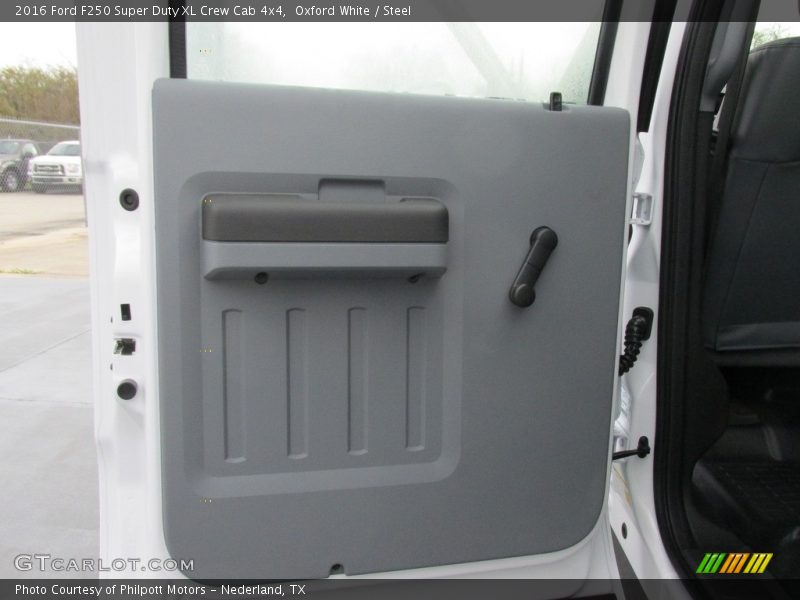 Oxford White / Steel 2016 Ford F250 Super Duty XL Crew Cab 4x4