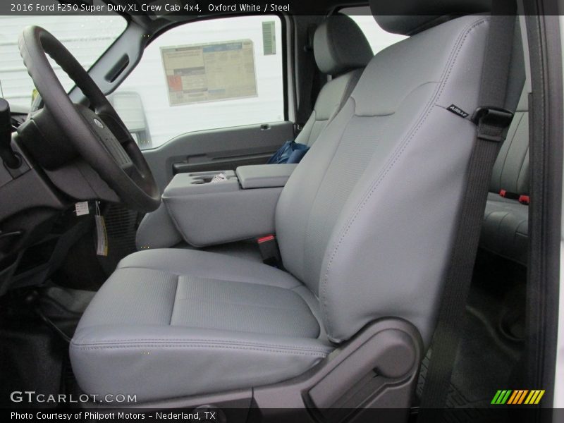 Oxford White / Steel 2016 Ford F250 Super Duty XL Crew Cab 4x4
