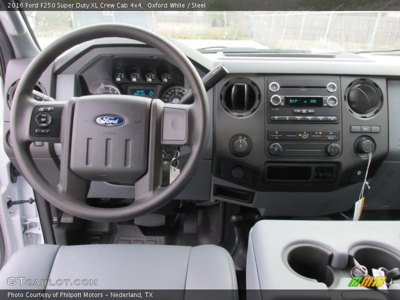 Oxford White / Steel 2016 Ford F250 Super Duty XL Crew Cab 4x4