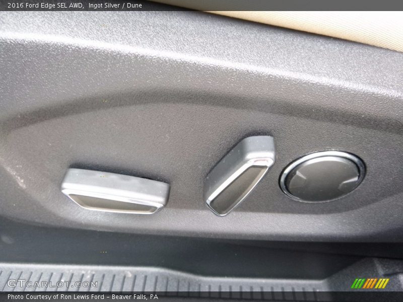 Ingot Silver / Dune 2016 Ford Edge SEL AWD