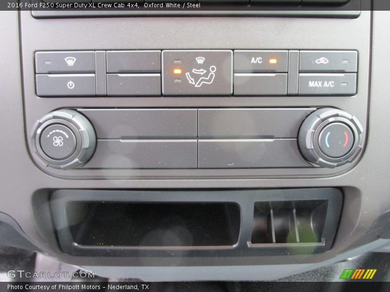 Oxford White / Steel 2016 Ford F250 Super Duty XL Crew Cab 4x4