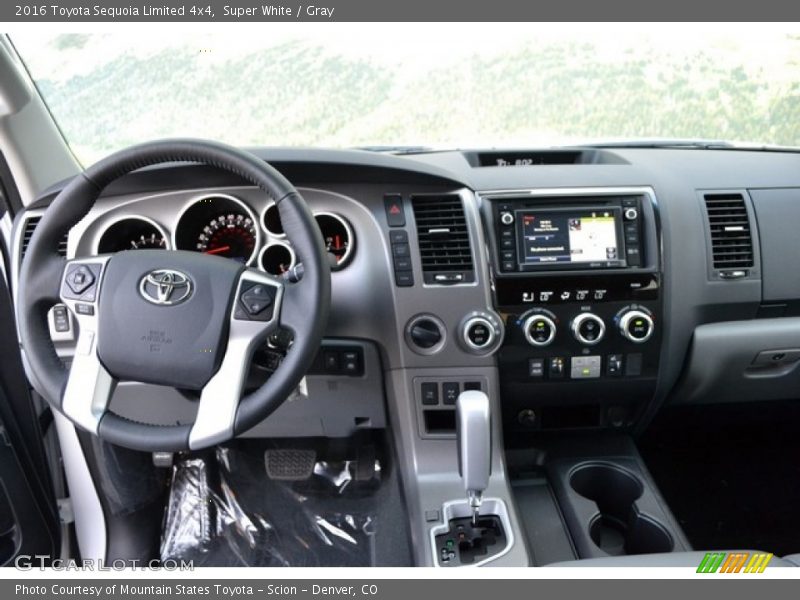 Super White / Gray 2016 Toyota Sequoia Limited 4x4