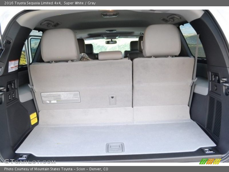 Super White / Gray 2016 Toyota Sequoia Limited 4x4