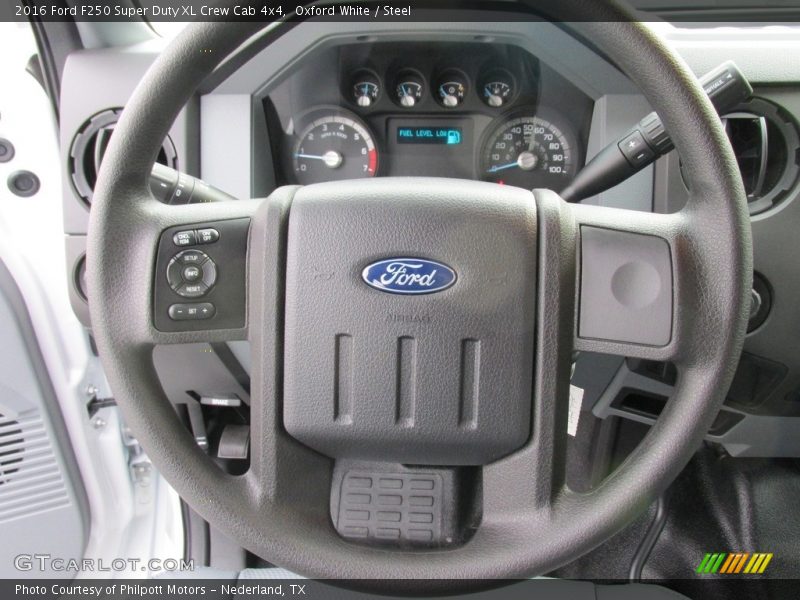 Oxford White / Steel 2016 Ford F250 Super Duty XL Crew Cab 4x4