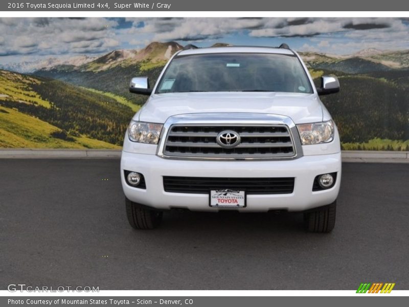 Super White / Gray 2016 Toyota Sequoia Limited 4x4