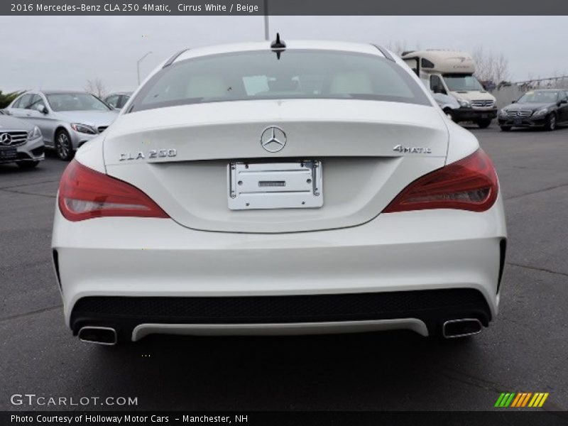 Cirrus White / Beige 2016 Mercedes-Benz CLA 250 4Matic