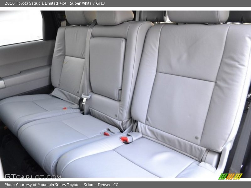 Super White / Gray 2016 Toyota Sequoia Limited 4x4