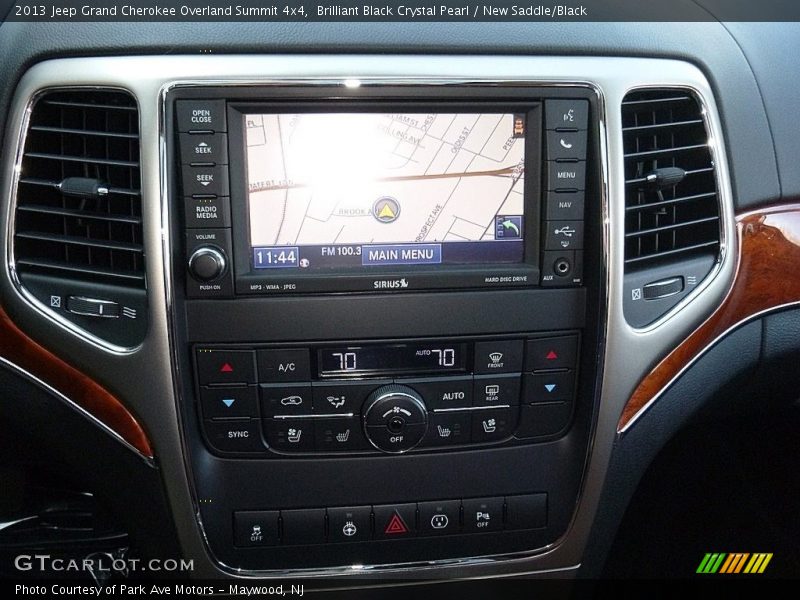 Brilliant Black Crystal Pearl / New Saddle/Black 2013 Jeep Grand Cherokee Overland Summit 4x4