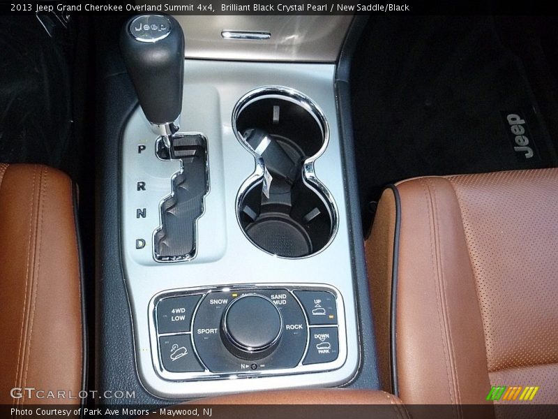 Brilliant Black Crystal Pearl / New Saddle/Black 2013 Jeep Grand Cherokee Overland Summit 4x4