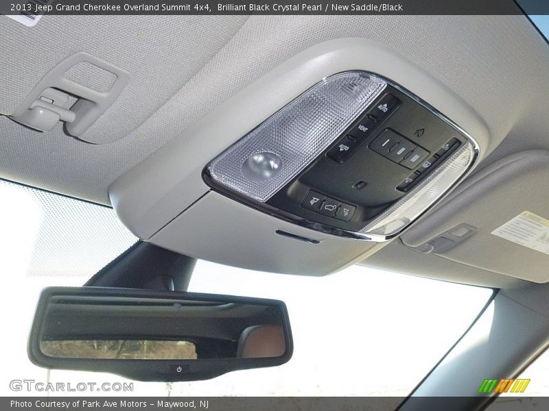 Brilliant Black Crystal Pearl / New Saddle/Black 2013 Jeep Grand Cherokee Overland Summit 4x4