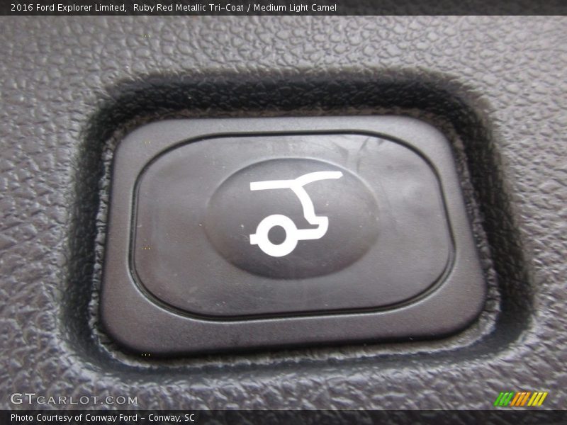 Ruby Red Metallic Tri-Coat / Medium Light Camel 2016 Ford Explorer Limited