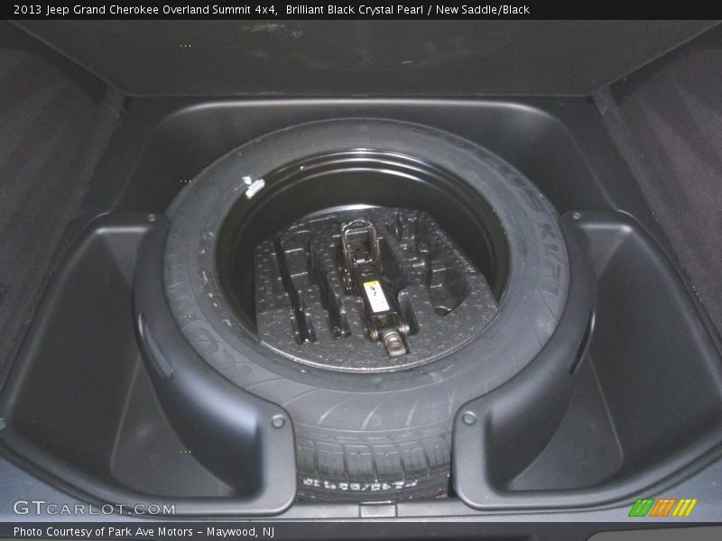 Brilliant Black Crystal Pearl / New Saddle/Black 2013 Jeep Grand Cherokee Overland Summit 4x4