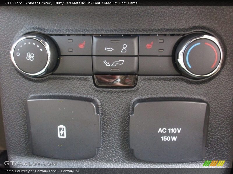 Controls of 2016 Explorer Limited