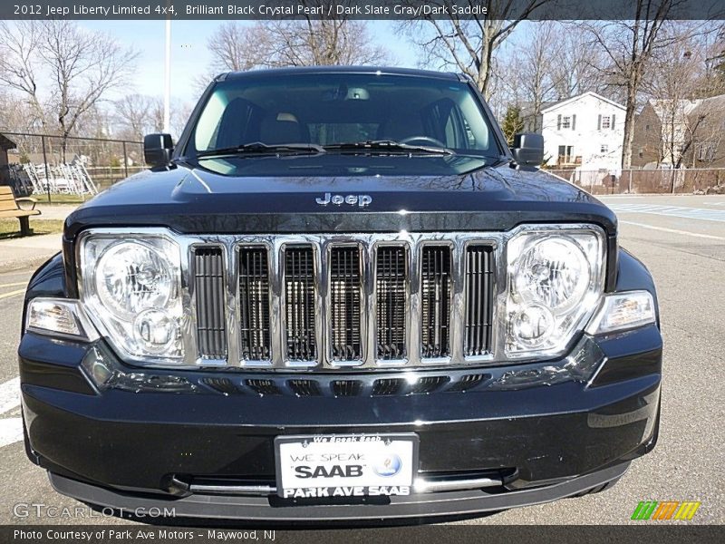 Brilliant Black Crystal Pearl / Dark Slate Gray/Dark Saddle 2012 Jeep Liberty Limited 4x4
