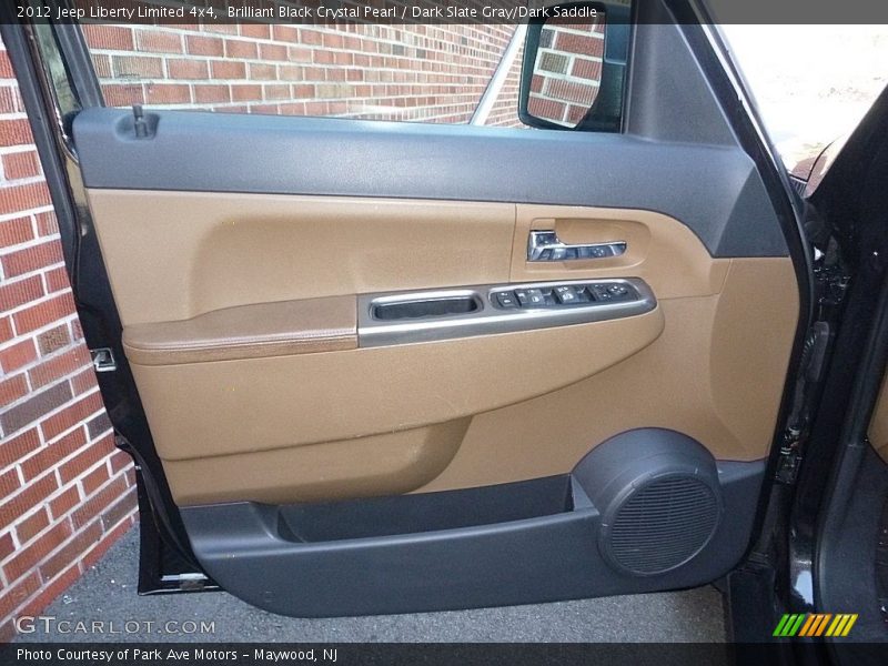 Brilliant Black Crystal Pearl / Dark Slate Gray/Dark Saddle 2012 Jeep Liberty Limited 4x4