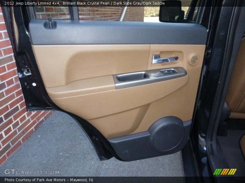 Brilliant Black Crystal Pearl / Dark Slate Gray/Dark Saddle 2012 Jeep Liberty Limited 4x4