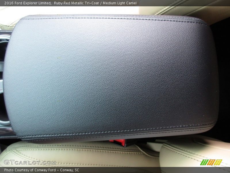 Ruby Red Metallic Tri-Coat / Medium Light Camel 2016 Ford Explorer Limited