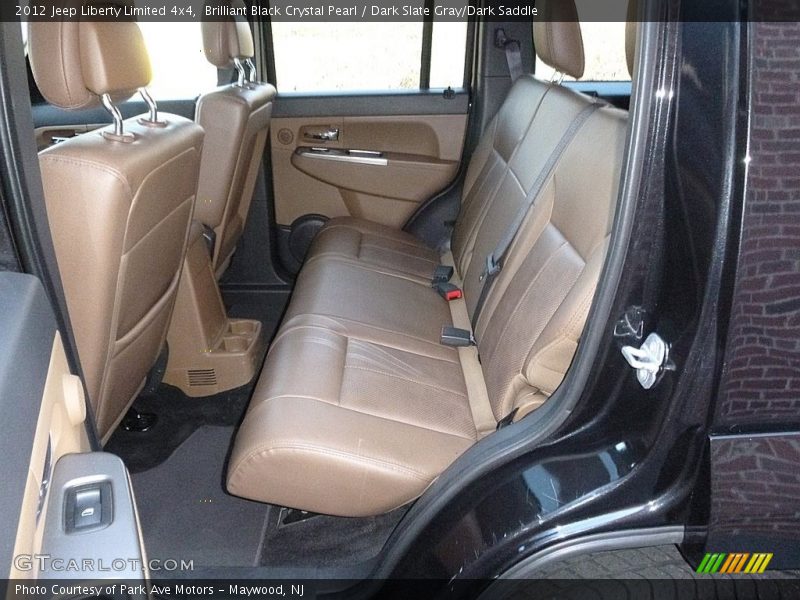 Brilliant Black Crystal Pearl / Dark Slate Gray/Dark Saddle 2012 Jeep Liberty Limited 4x4