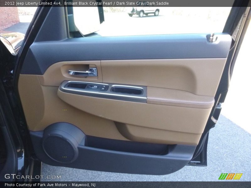 Brilliant Black Crystal Pearl / Dark Slate Gray/Dark Saddle 2012 Jeep Liberty Limited 4x4