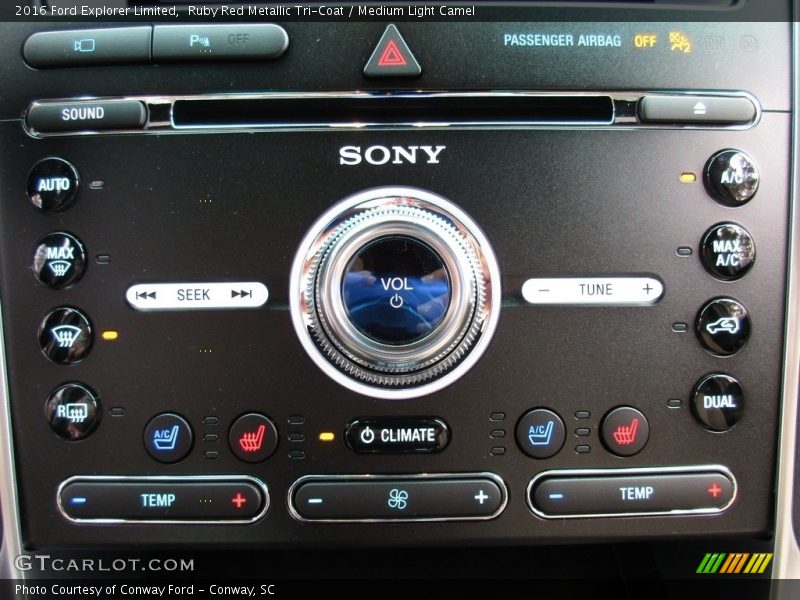Audio System of 2016 Explorer Limited