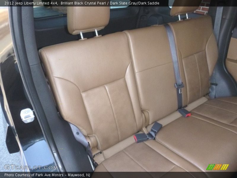 Brilliant Black Crystal Pearl / Dark Slate Gray/Dark Saddle 2012 Jeep Liberty Limited 4x4