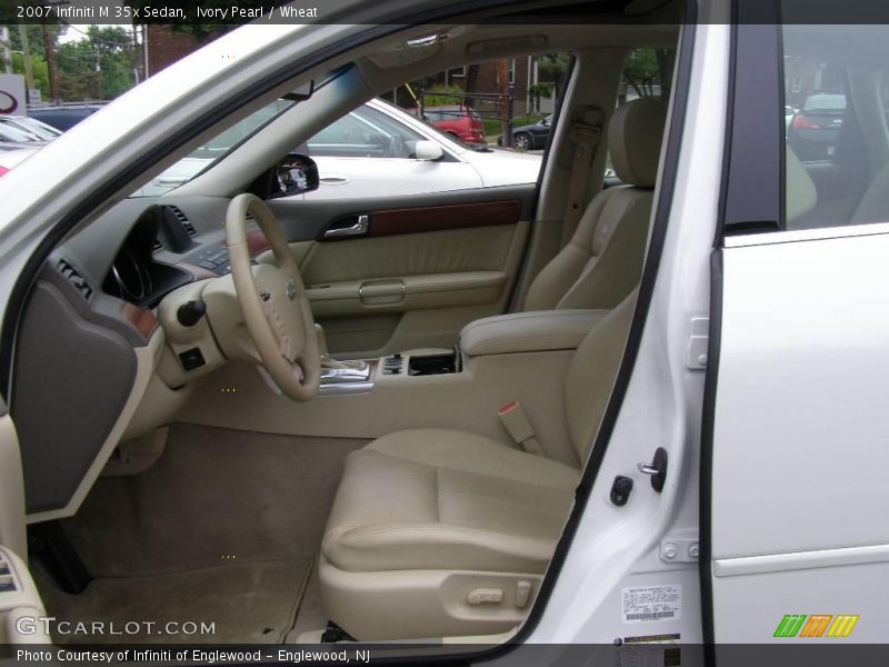 Ivory Pearl / Wheat 2007 Infiniti M 35x Sedan