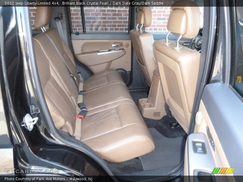 Brilliant Black Crystal Pearl / Dark Slate Gray/Dark Saddle 2012 Jeep Liberty Limited 4x4