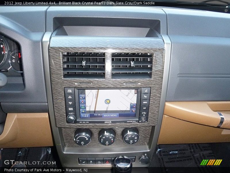 Brilliant Black Crystal Pearl / Dark Slate Gray/Dark Saddle 2012 Jeep Liberty Limited 4x4