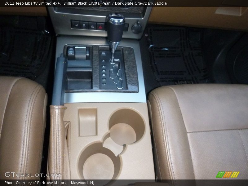 Brilliant Black Crystal Pearl / Dark Slate Gray/Dark Saddle 2012 Jeep Liberty Limited 4x4