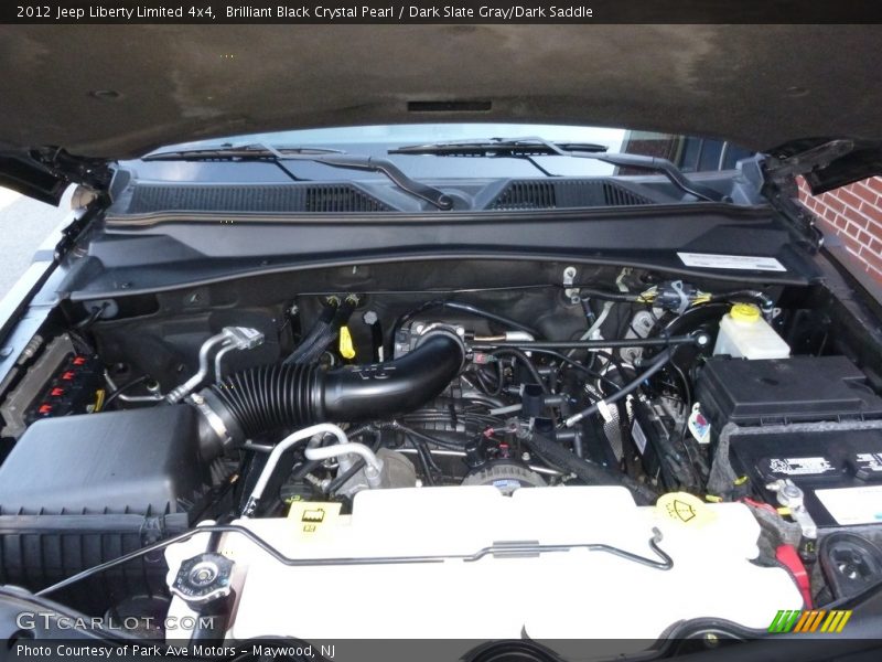 Brilliant Black Crystal Pearl / Dark Slate Gray/Dark Saddle 2012 Jeep Liberty Limited 4x4
