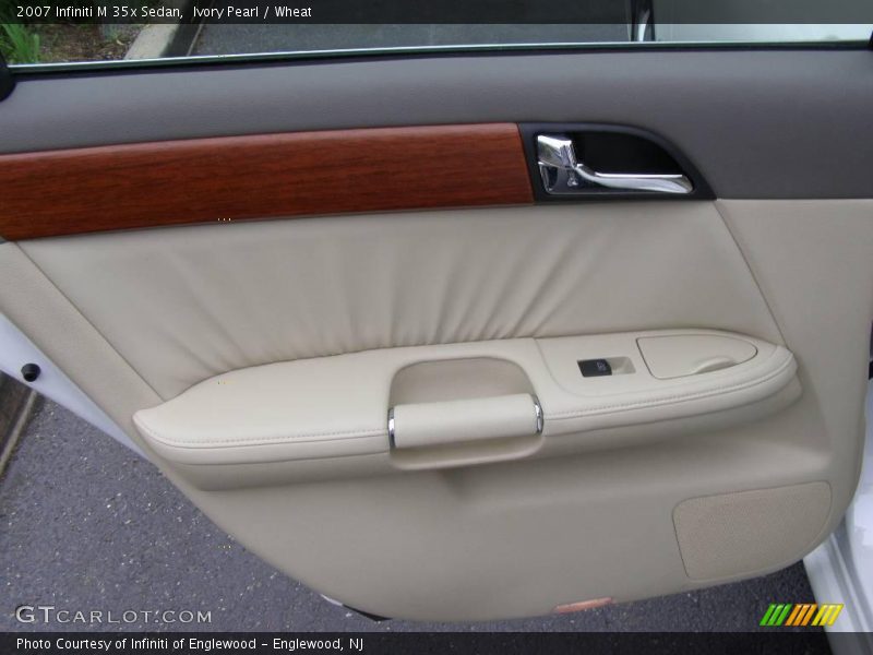 Ivory Pearl / Wheat 2007 Infiniti M 35x Sedan