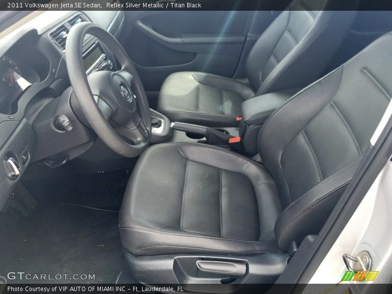 Reflex Silver Metallic / Titan Black 2011 Volkswagen Jetta SE Sedan