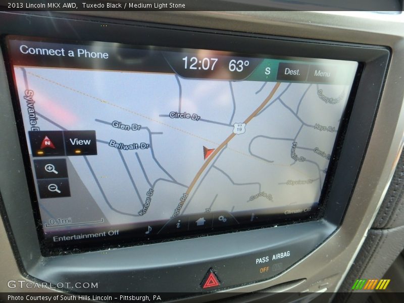 Tuxedo Black / Medium Light Stone 2013 Lincoln MKX AWD