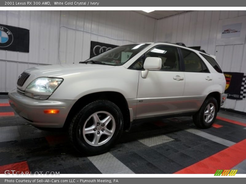 White Gold Crystal / Ivory 2001 Lexus RX 300 AWD