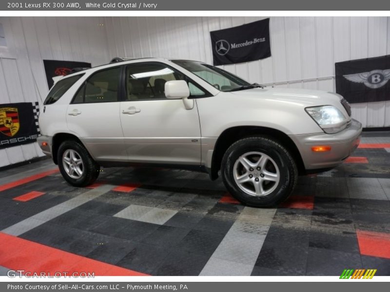 White Gold Crystal / Ivory 2001 Lexus RX 300 AWD